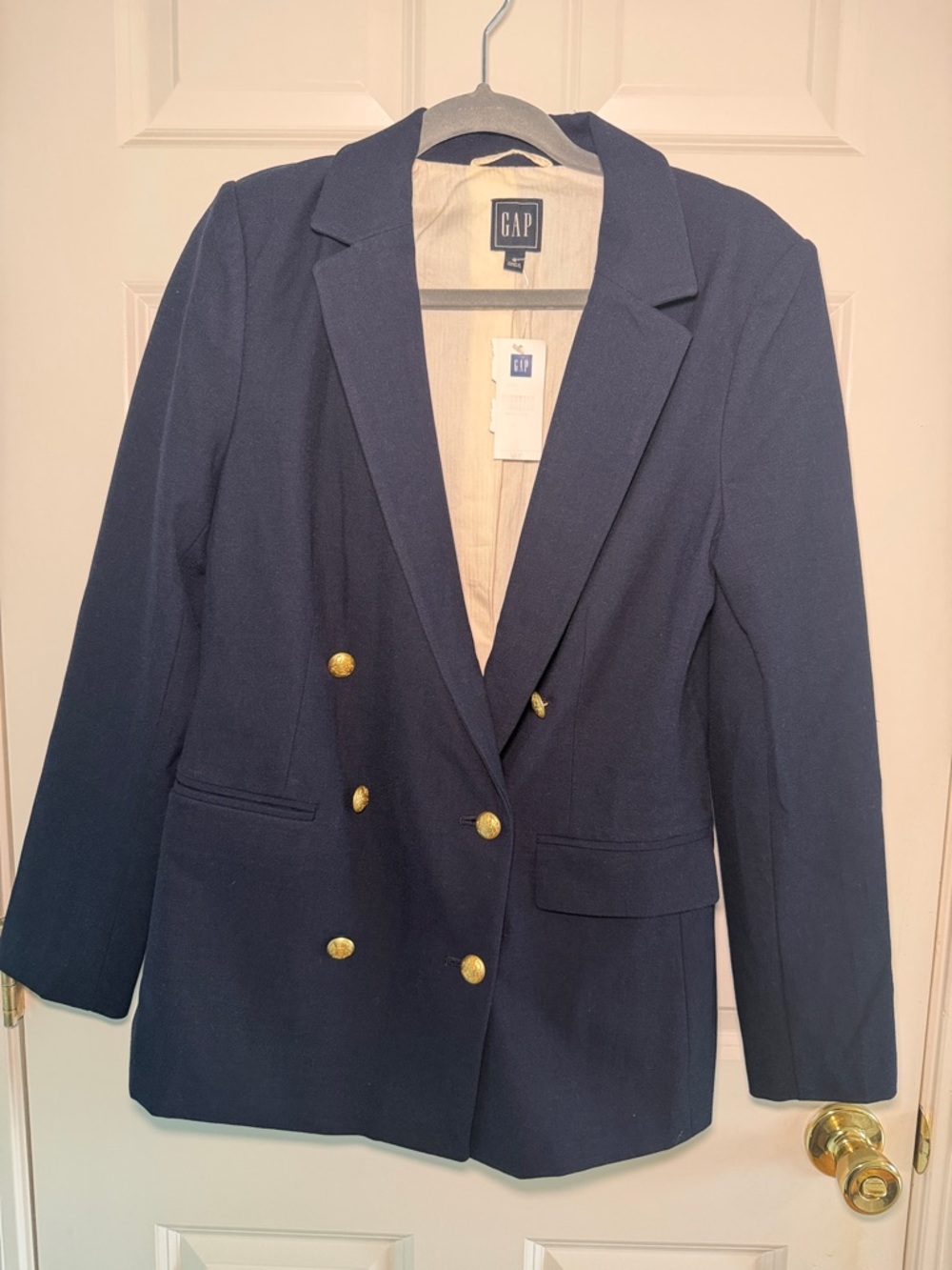 GAP Navy Blazer with Gold Buttons